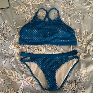 NWT bikini set.  Xhileration.  Top: xL, Bottom: M